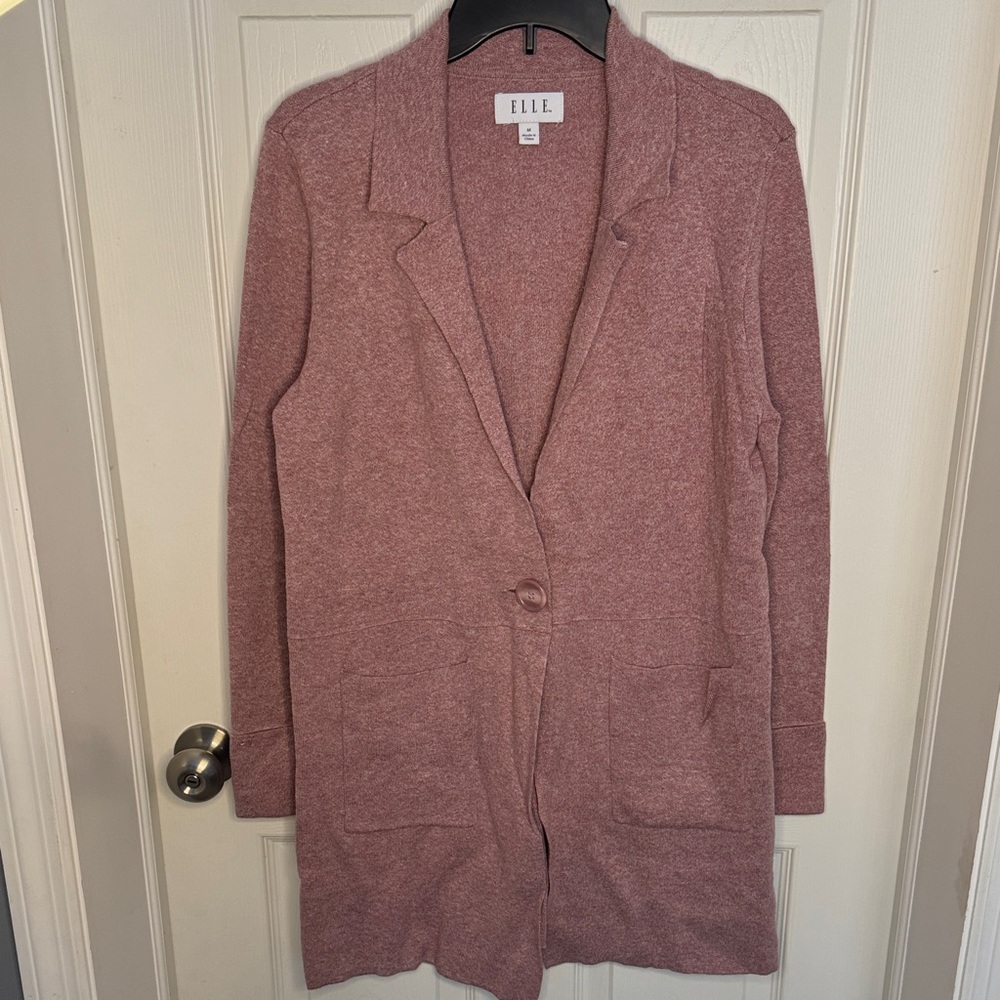 EUC ELLE Mauve Knit Cardigan